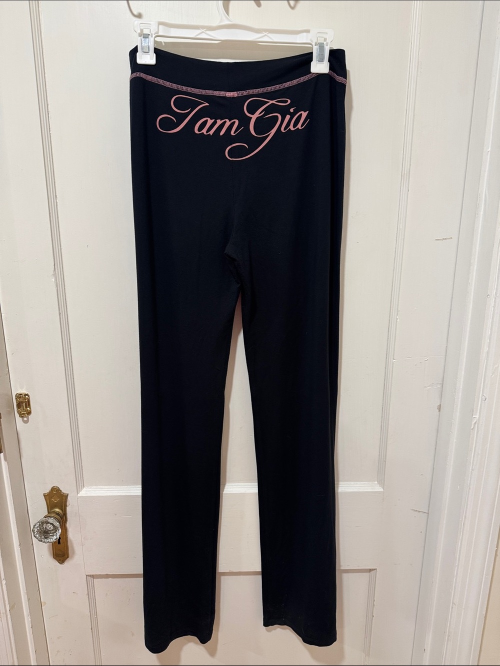 I.AM.GIA black blare trackpants